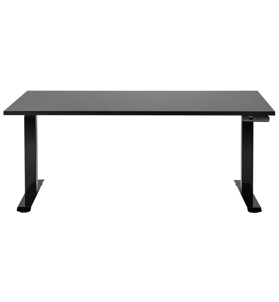 Bureau réglable en hauteur électriquement DESTINES Noir 160 cm 72 cm