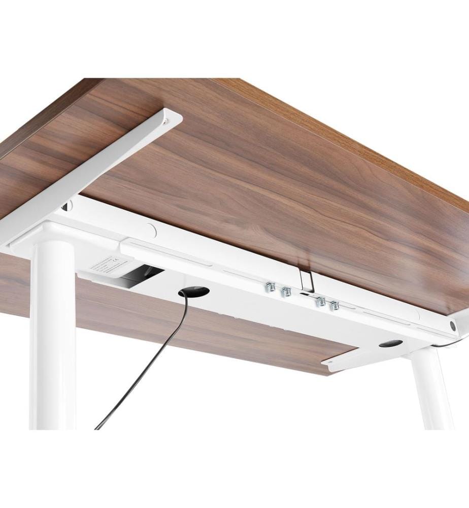 Chemin de câbles de bureau réglable électriquement TRACIE Blanc