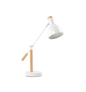 Lampada da scrivania PECKOS Regolabile Metallo Bianco