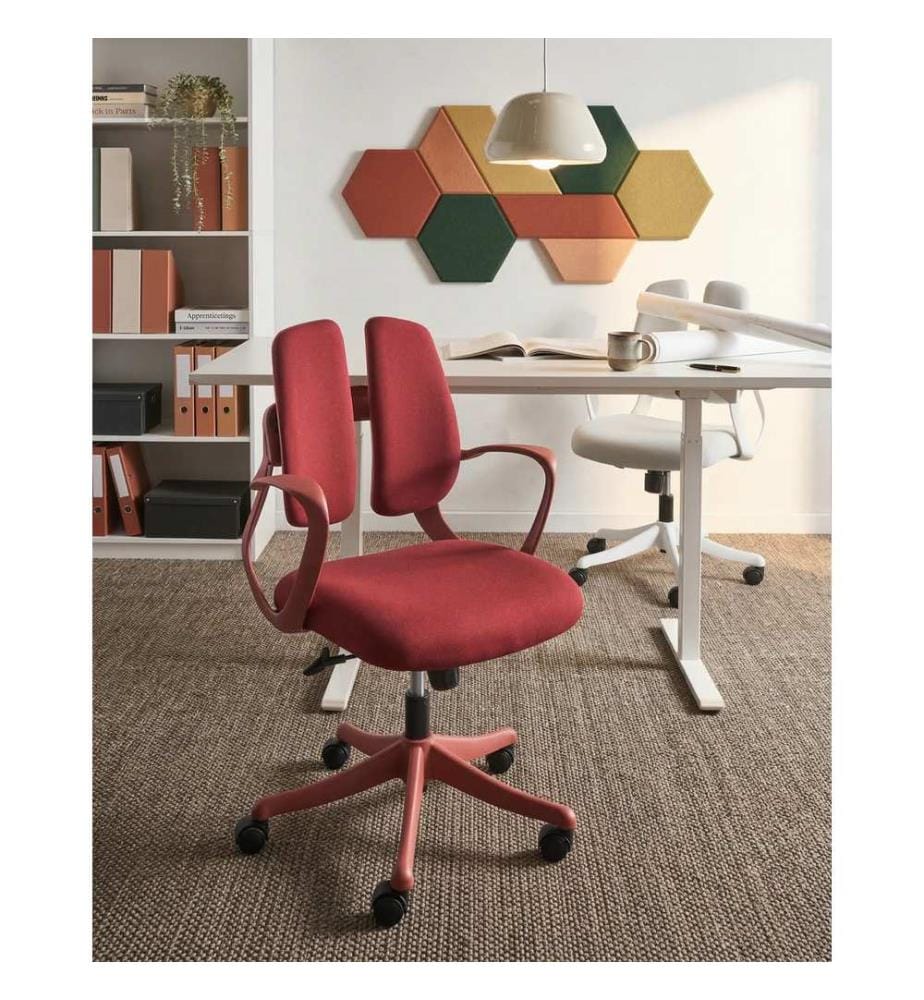 Sedia da ufficio ORIVO Rosso