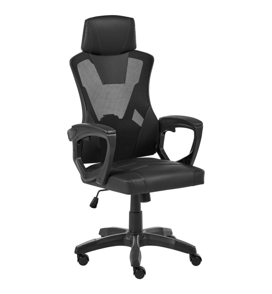 Chaise de bureau IGNIS Cuir PU Noir