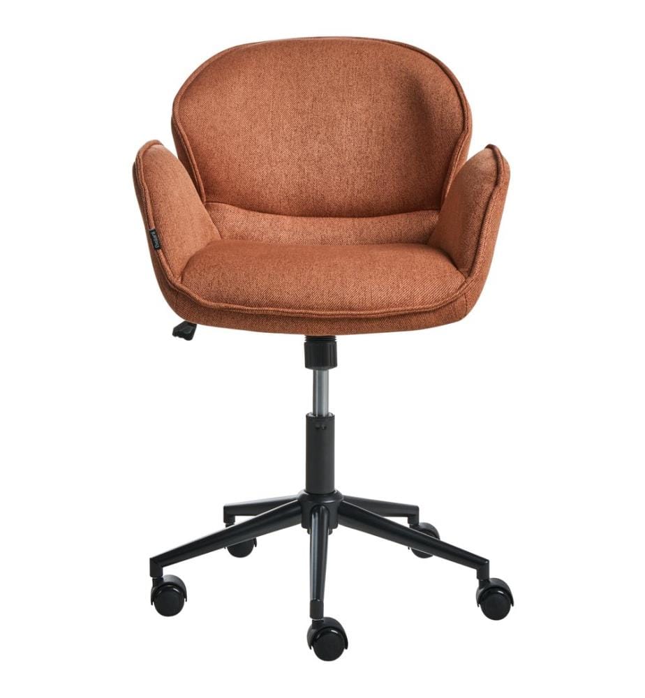 Chaise de bureau BELMAR Tissu Orange