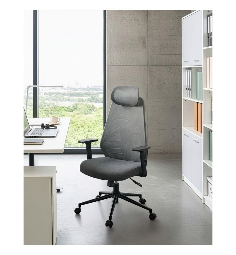Chaise de bureau ORYN Gris foncé