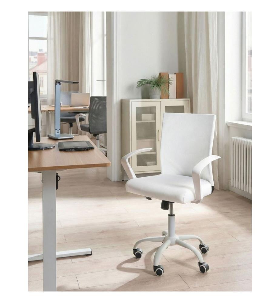 Chaise de bureau MODRA Blanc