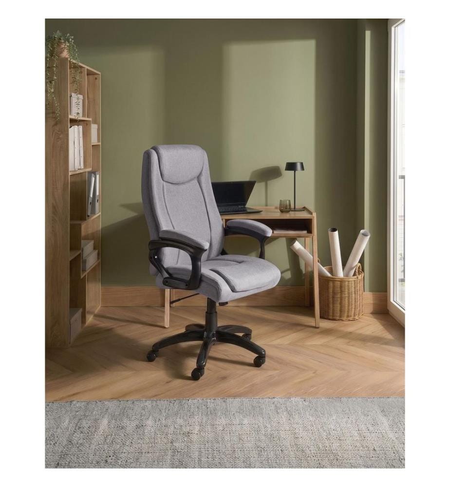 Chefsessel GRACEFUL Leinen Grau