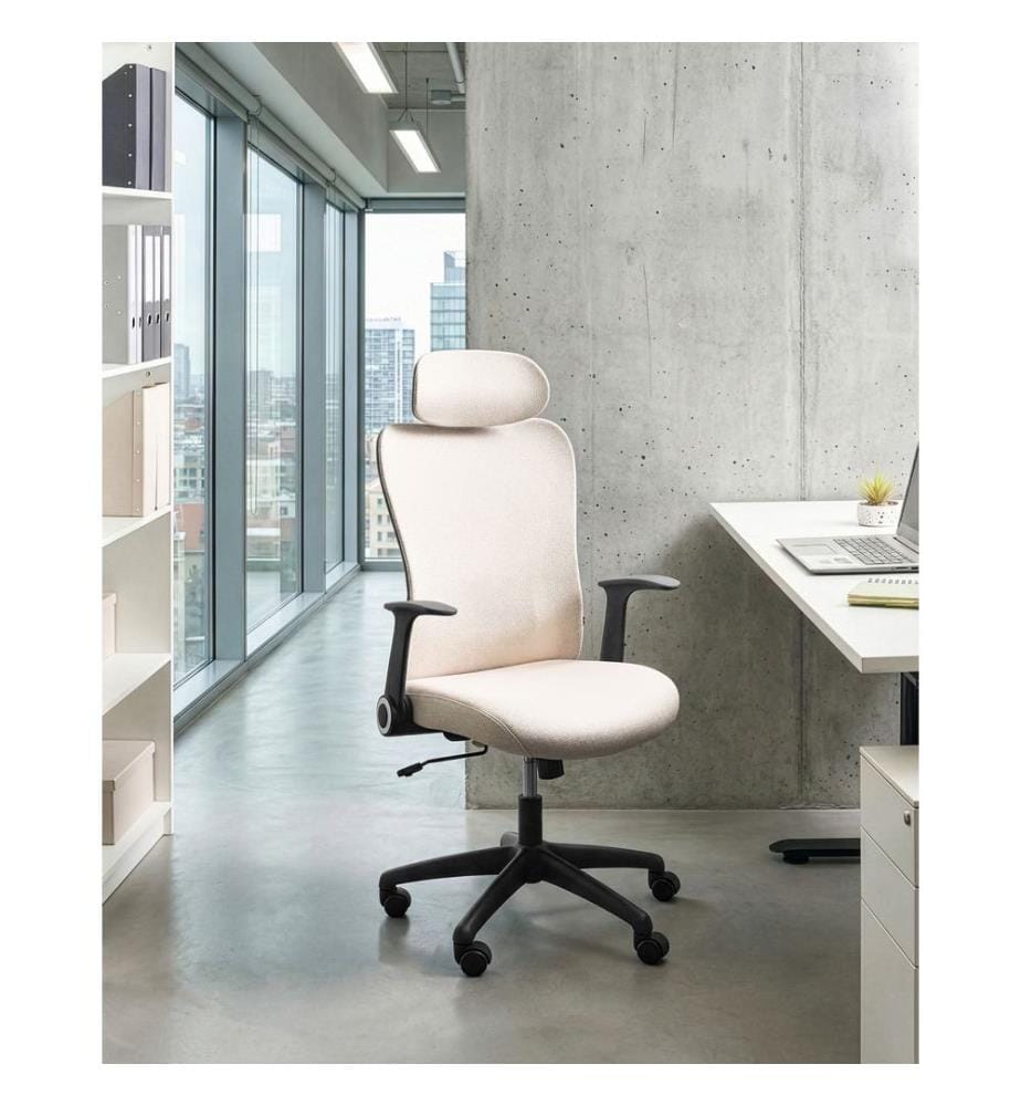 Bürostuhl ZYVEN Stoff Beige