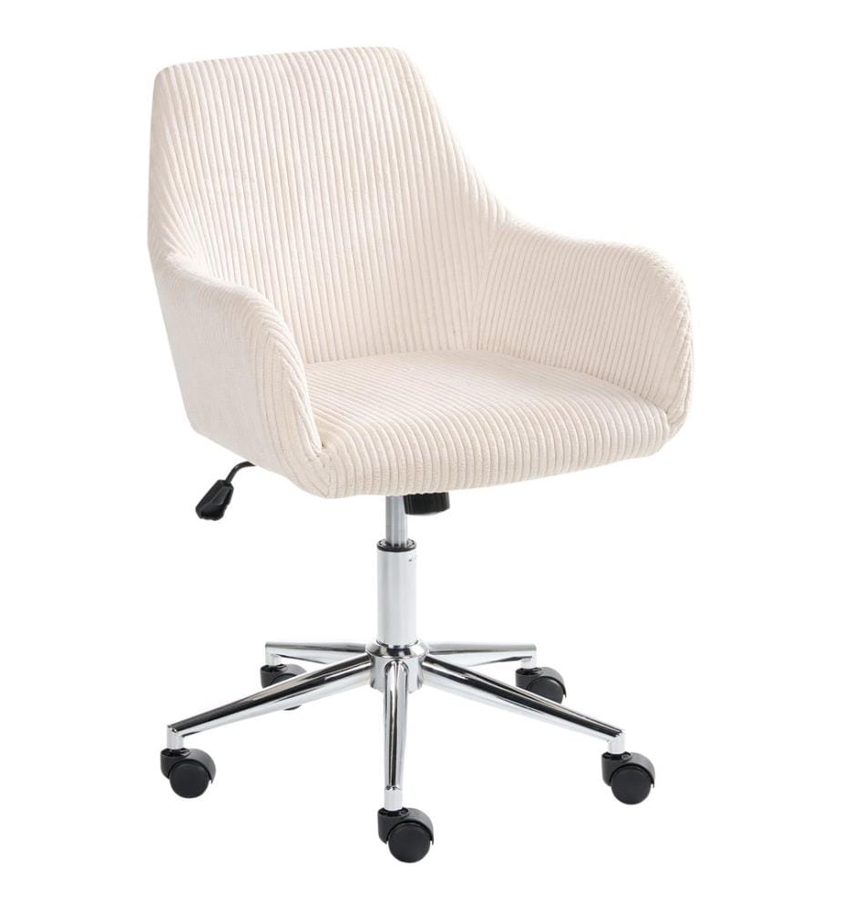 Bürostuhl WELLSTON Cord Hellbeige