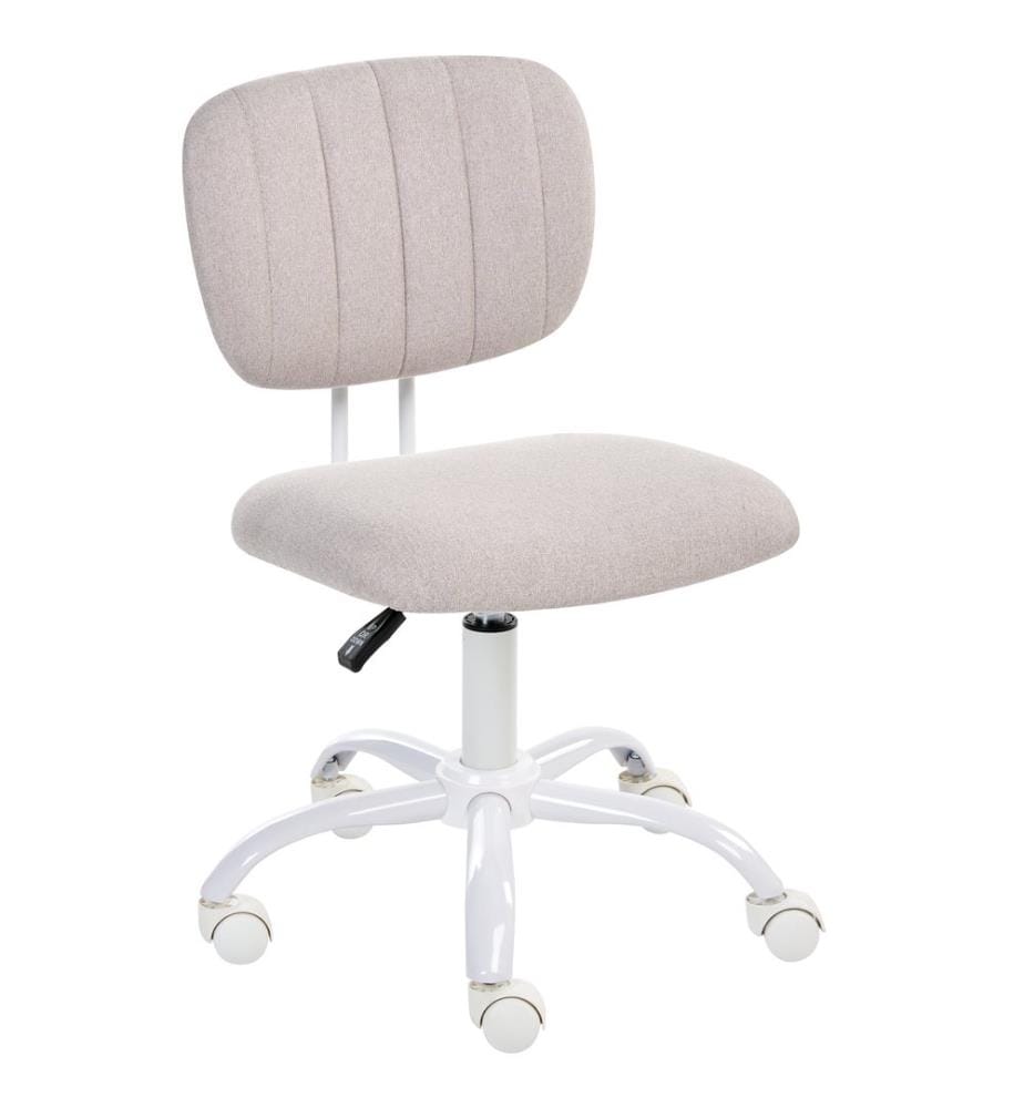 Schreibtischstuhl BUBBLY Stoff Hellbeige