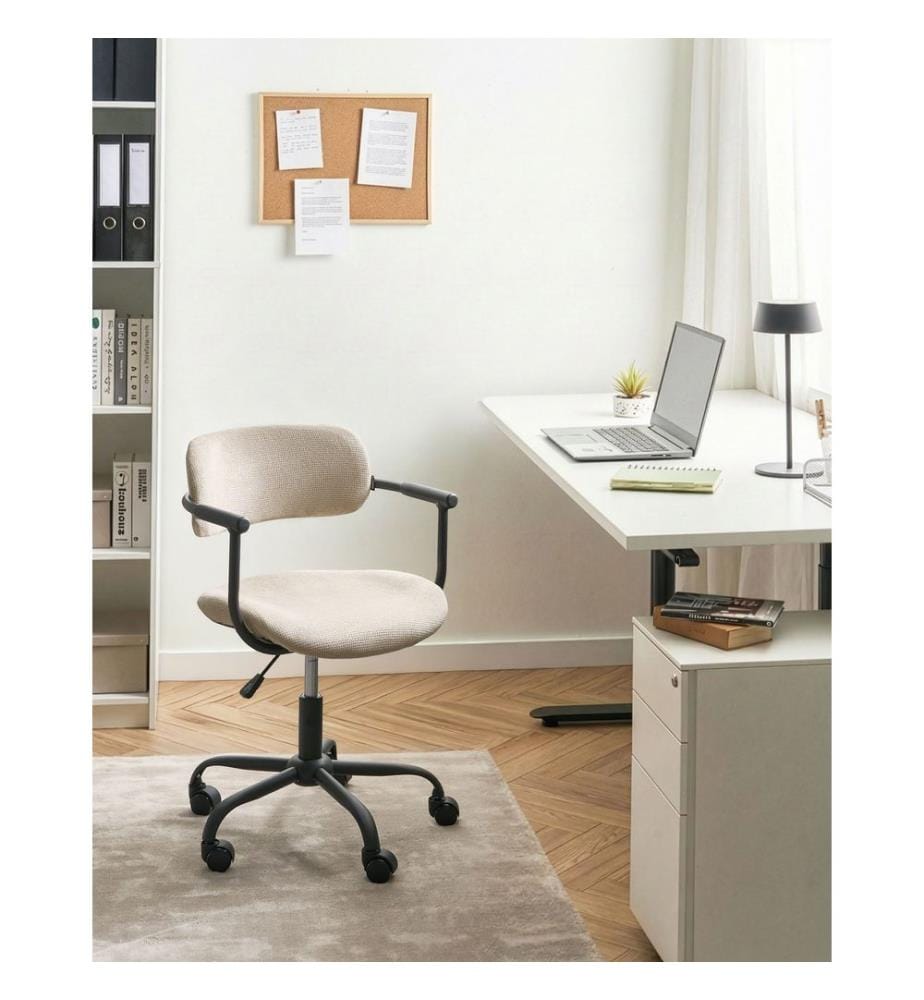 Chaise de bureau VYRA Tissu Beige