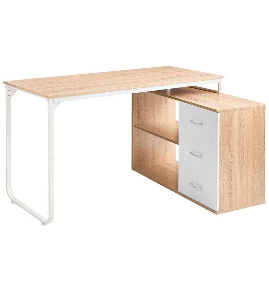 Bureau d'angle SOGNE Marron clair 140 cm 100 cm