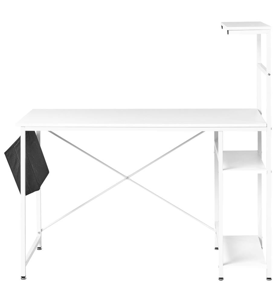 Table de bureau ARAMINGO Blanc 120 cm 60 cm avec rangement