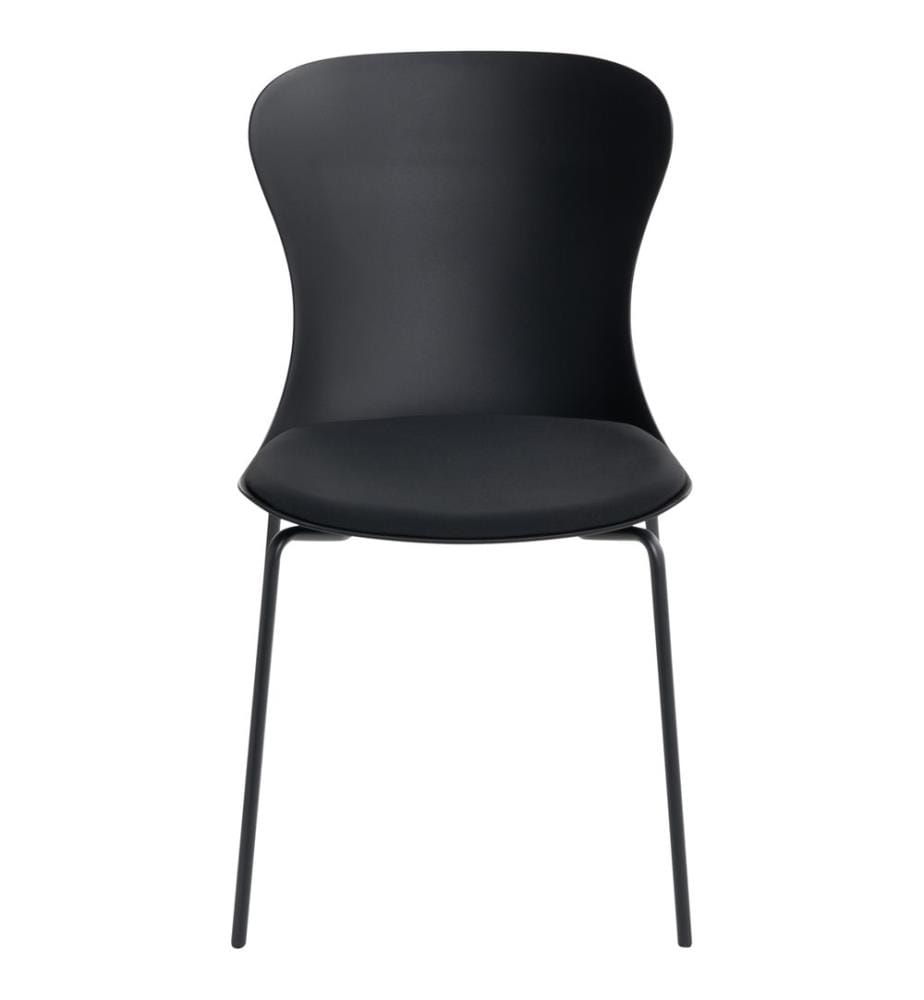 Lot de 2 chaises de salle à manger PITSBURG Noir