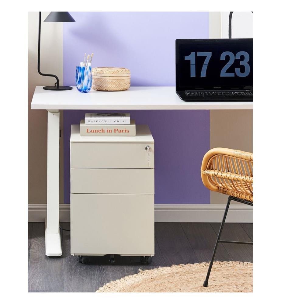Büroschrank CAMI Metall Cremeweiss
