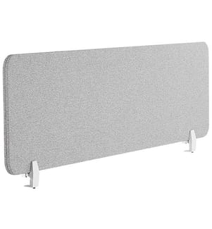 Schreibtischtrennwand WALLY 120 x 40 cm Hellgrau