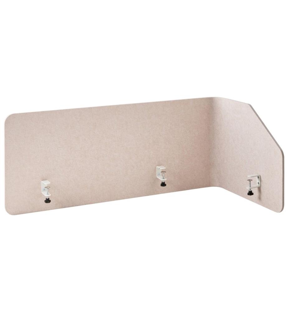 Schreibtischtrennwand FOLDY 120 x 50 cm Beige