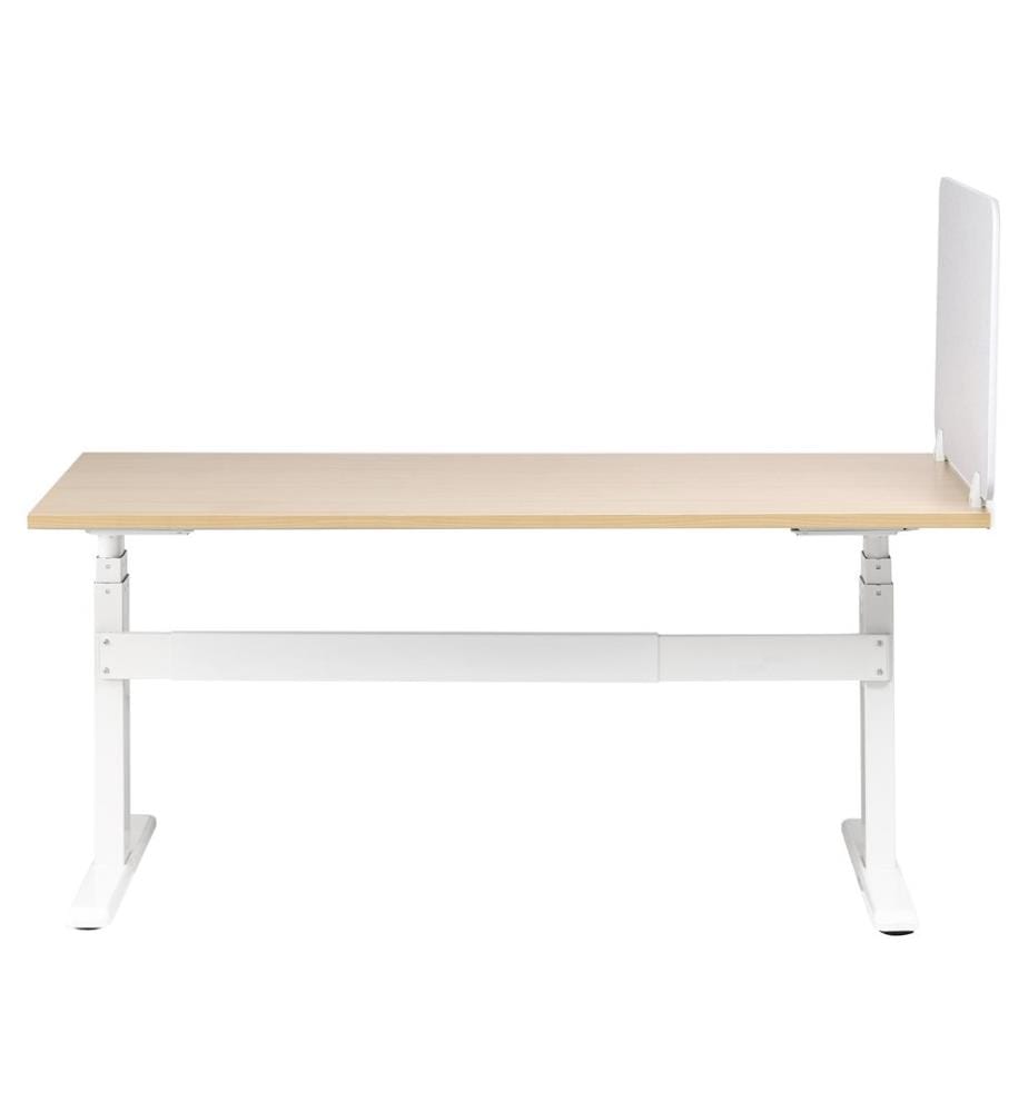 Divisorio da scrivania SPLIT 80 x 50 cm Bianco sporco