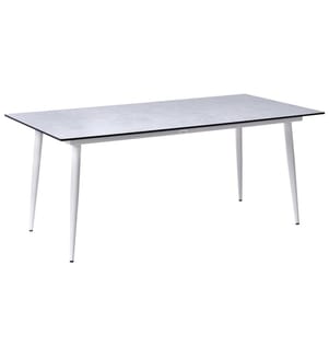 Table de conférence TOLENTINO 90 cm 180 cm Effet travertin