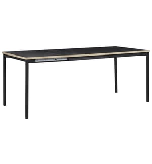 Table de conférence extensible AVIS 90 cm 140/190 cm Noir