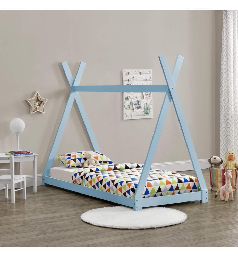 Letto per bambini Onjeda 90x200 cm Tipi Blue