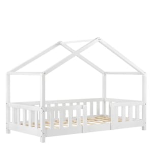 Kinderbett Treviolo 70x140 cm mit Lattenrost Gitter Holz