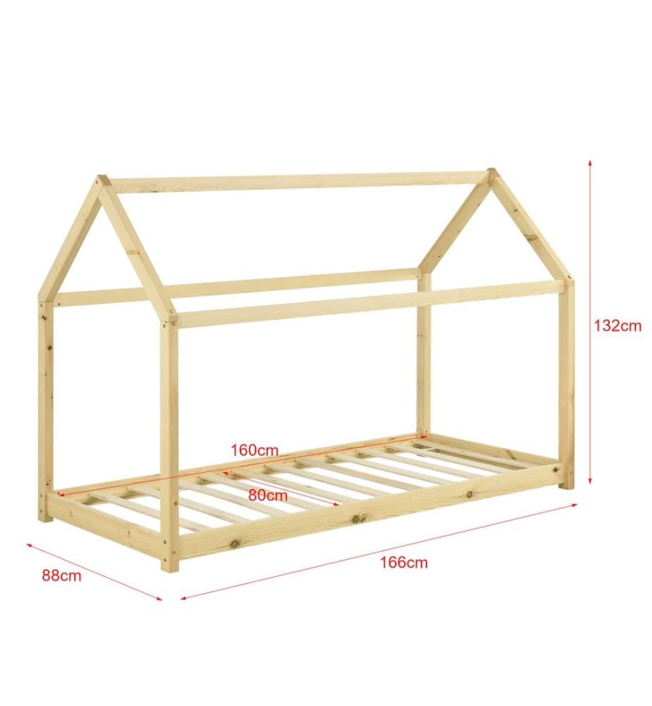 Lettino Netstal 80x160 cm legno