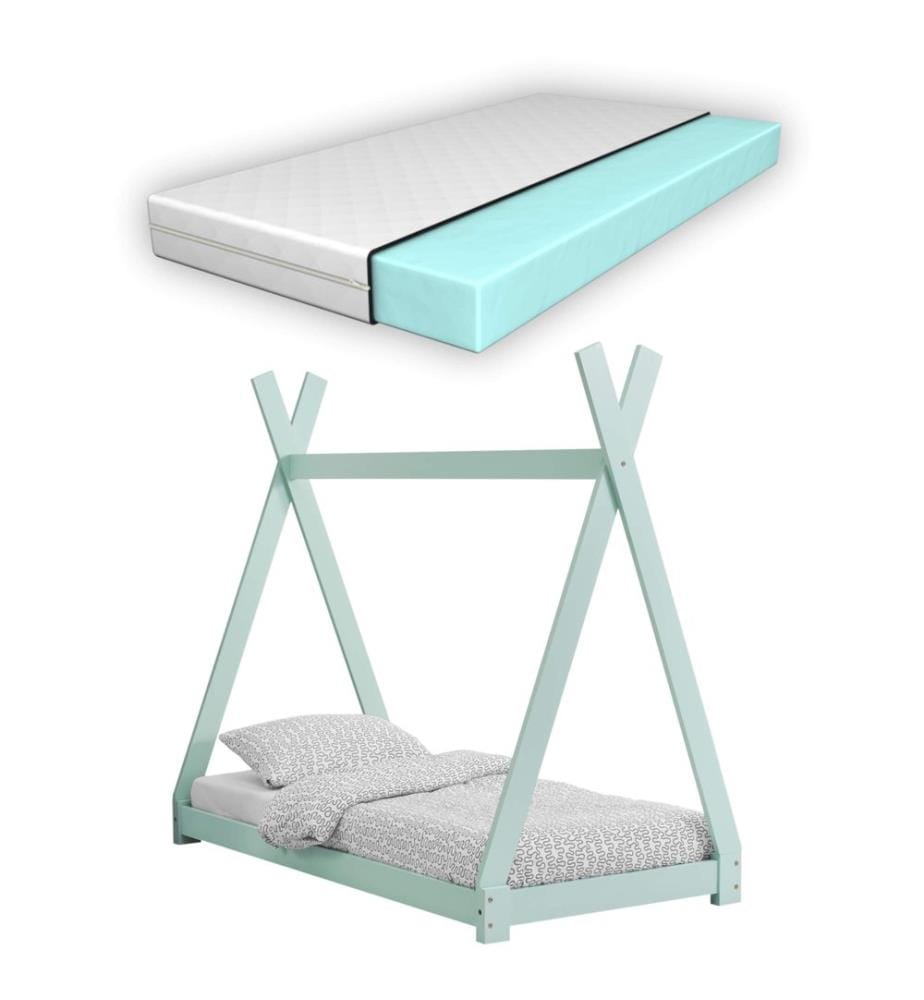 Lettino Onejda 80x160 cm con materasso Mint