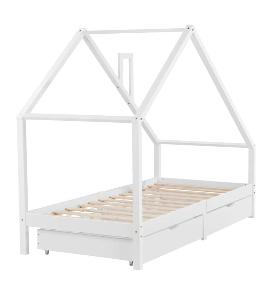 Letto per bambini Assling con 2 cassetti 90x200 cm
