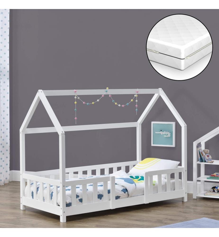 Culla Sisimiut 80x160 cm con materasso