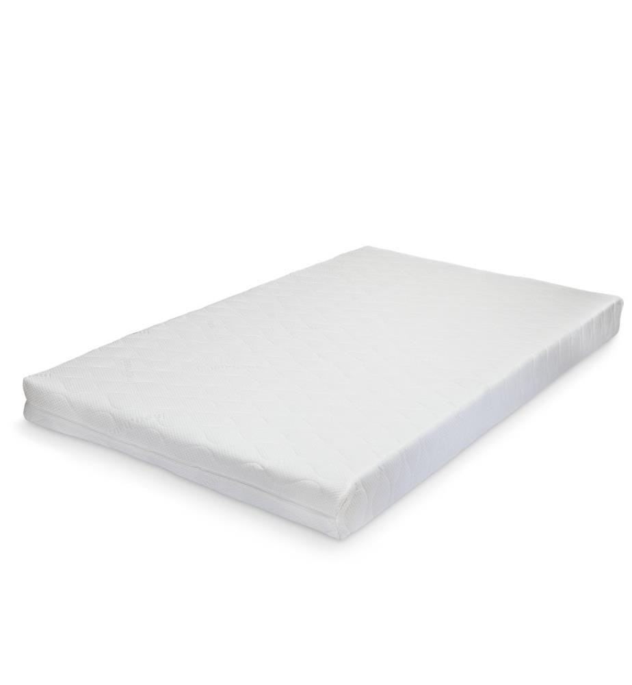 Lettino Vindafjord 180x200 cm in bambù con materasso