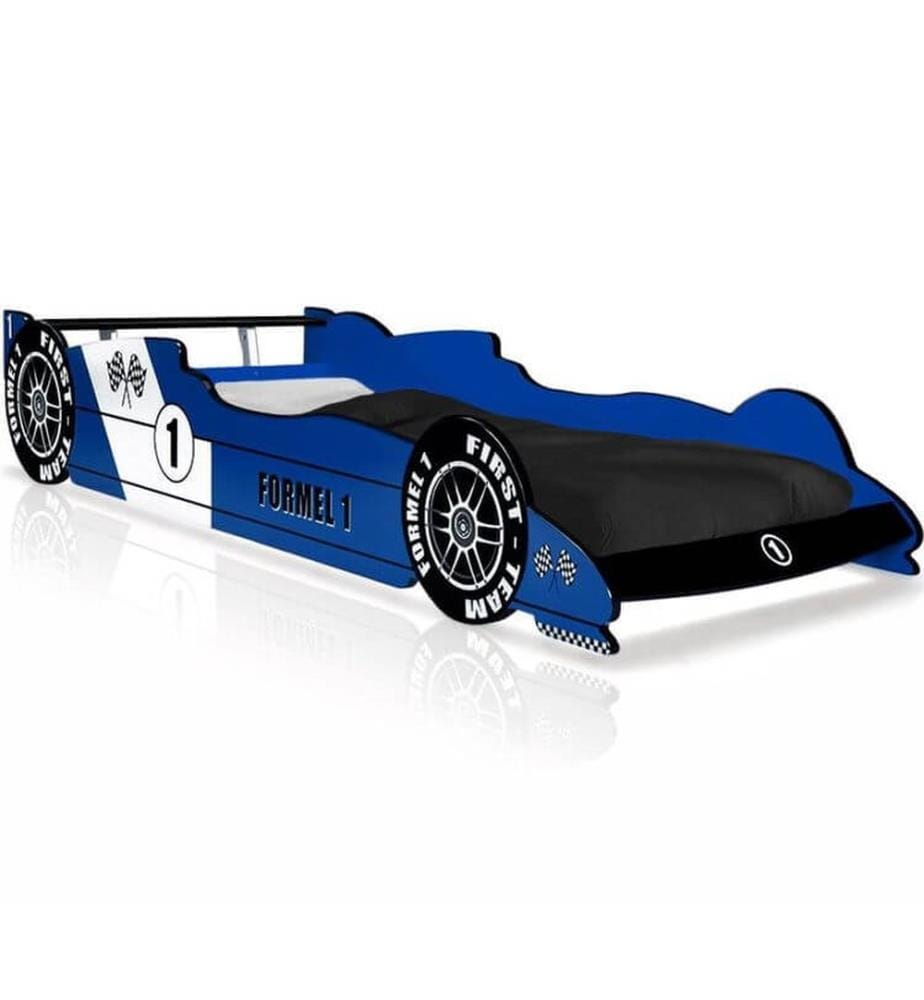Letto da corsa Formula 1 - blu