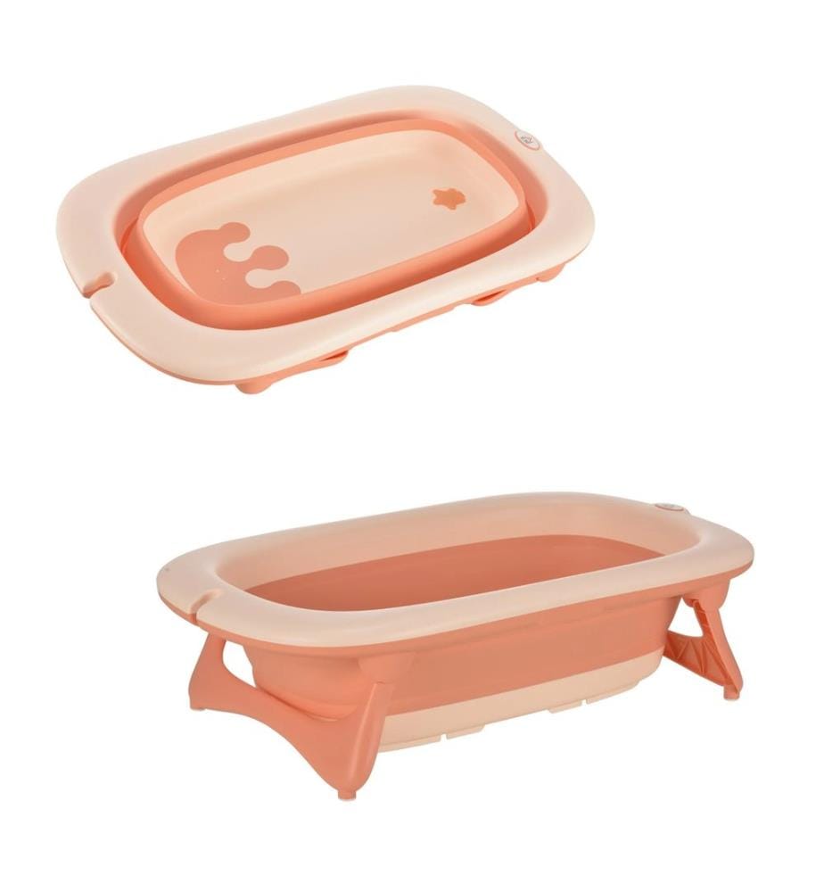 Baignoire de bébé ergonomique Baignoire de bébé pliable - Rose