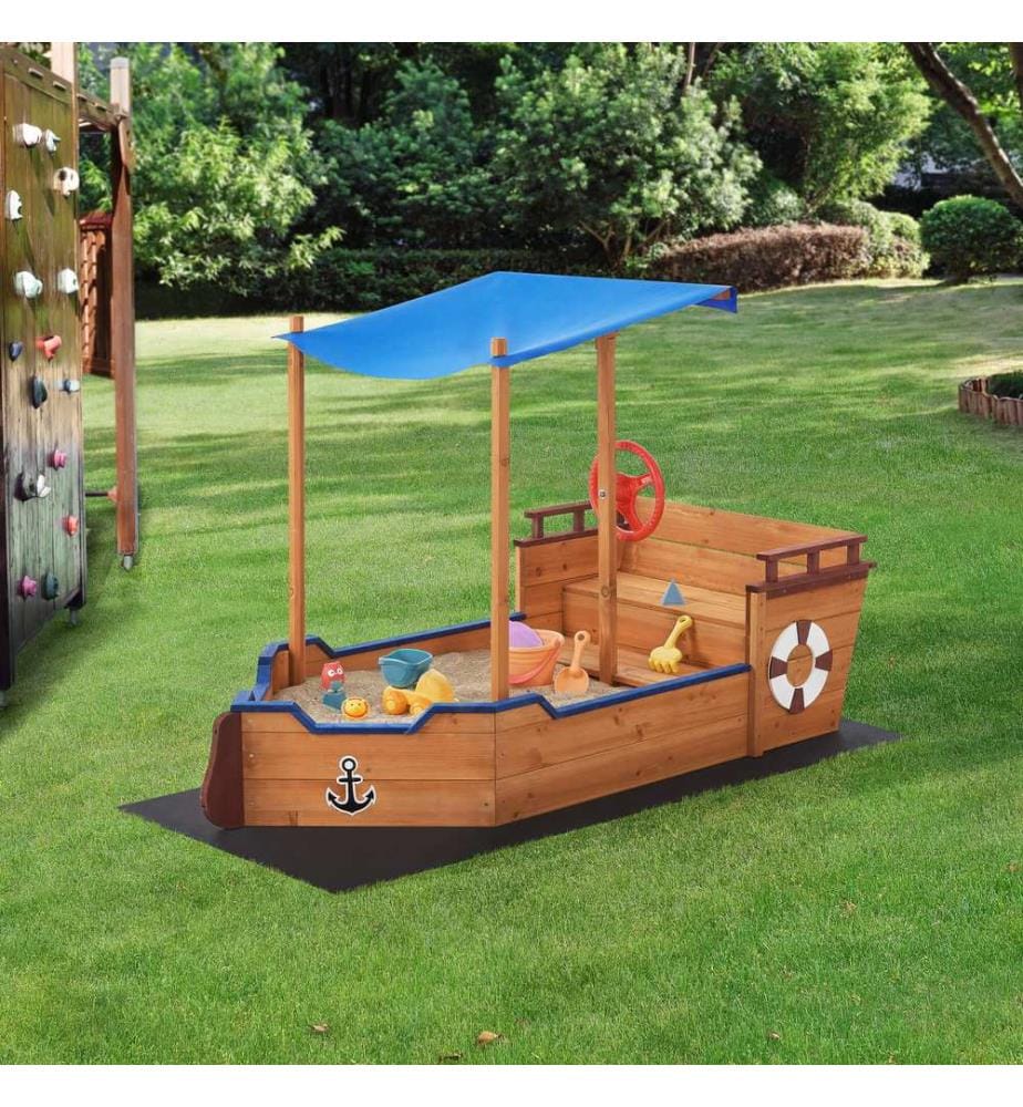 Sandkasten Grömitz Segelschiff 103x160x78 cm