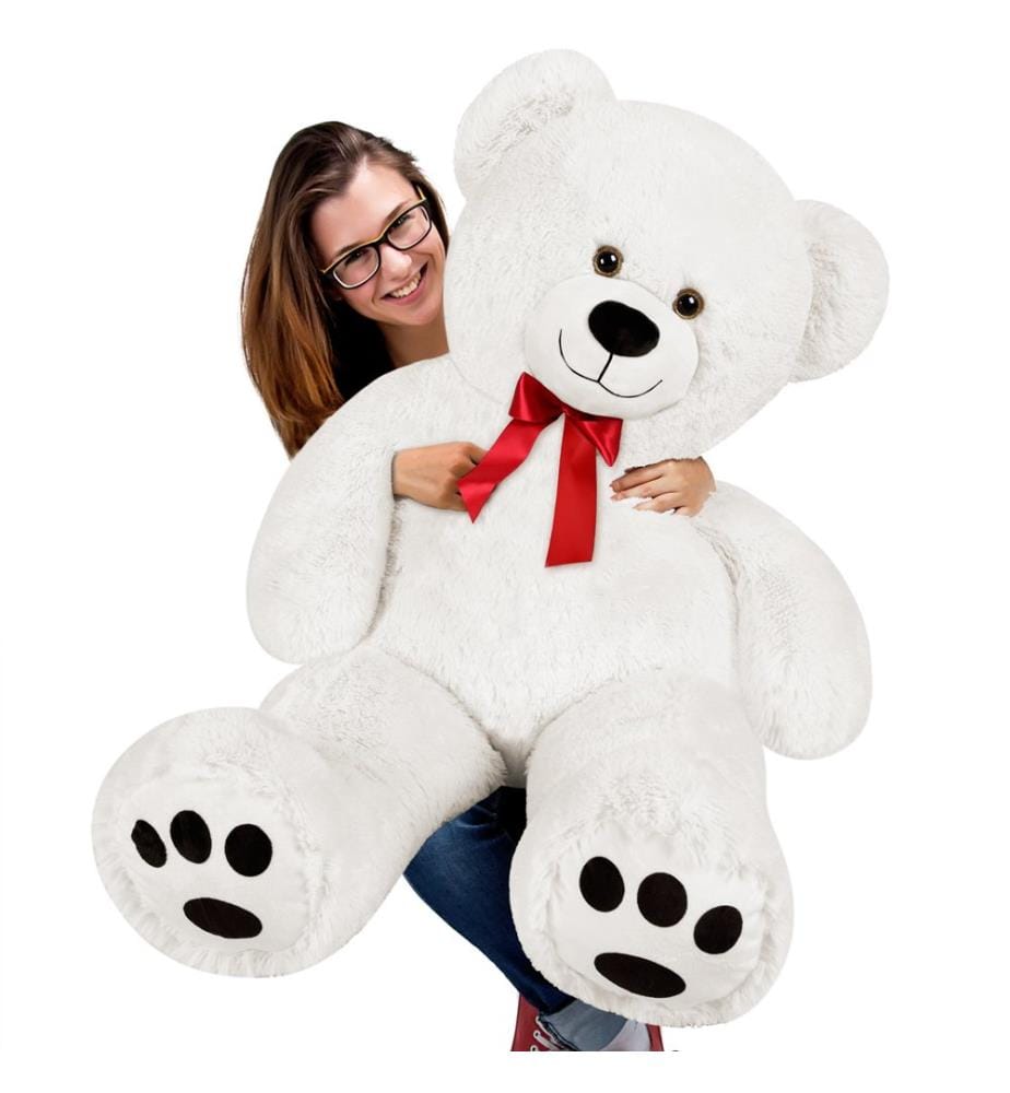 Ours en peluche 100 cm, ours en peluche XL blanc