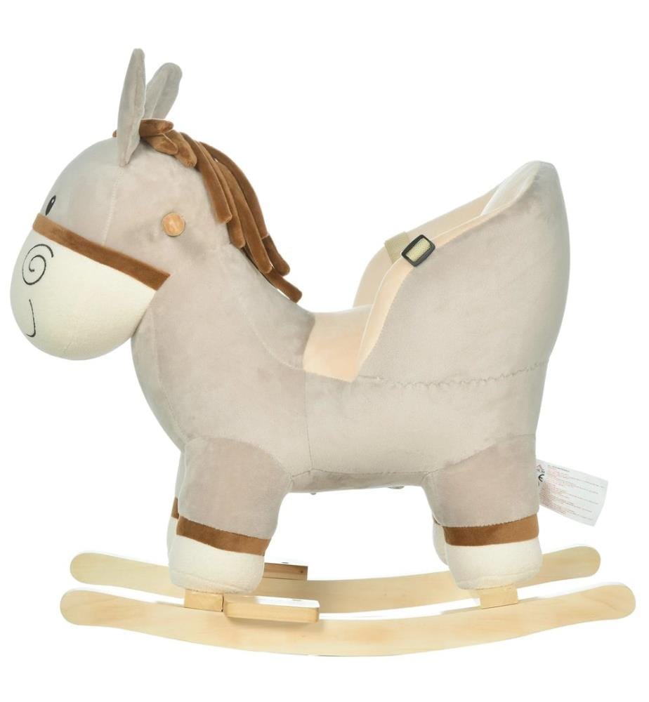 Jouet à bascule : cheval à bascule en forme d'âne avec son