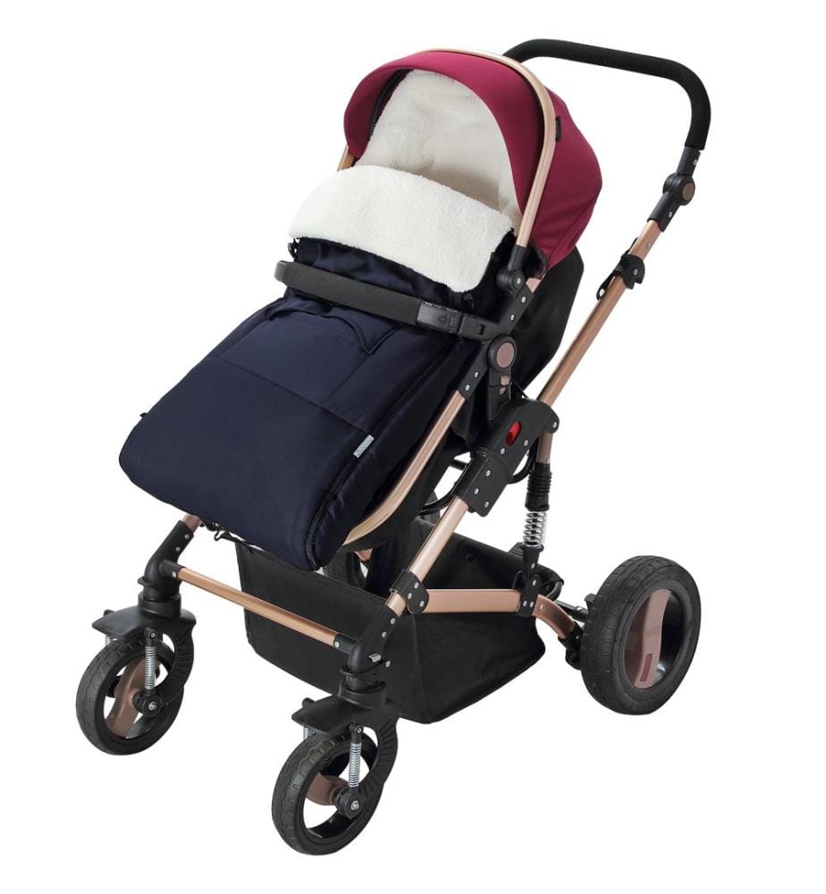 Babyfusssack Winterfusssack blau- 90 cm