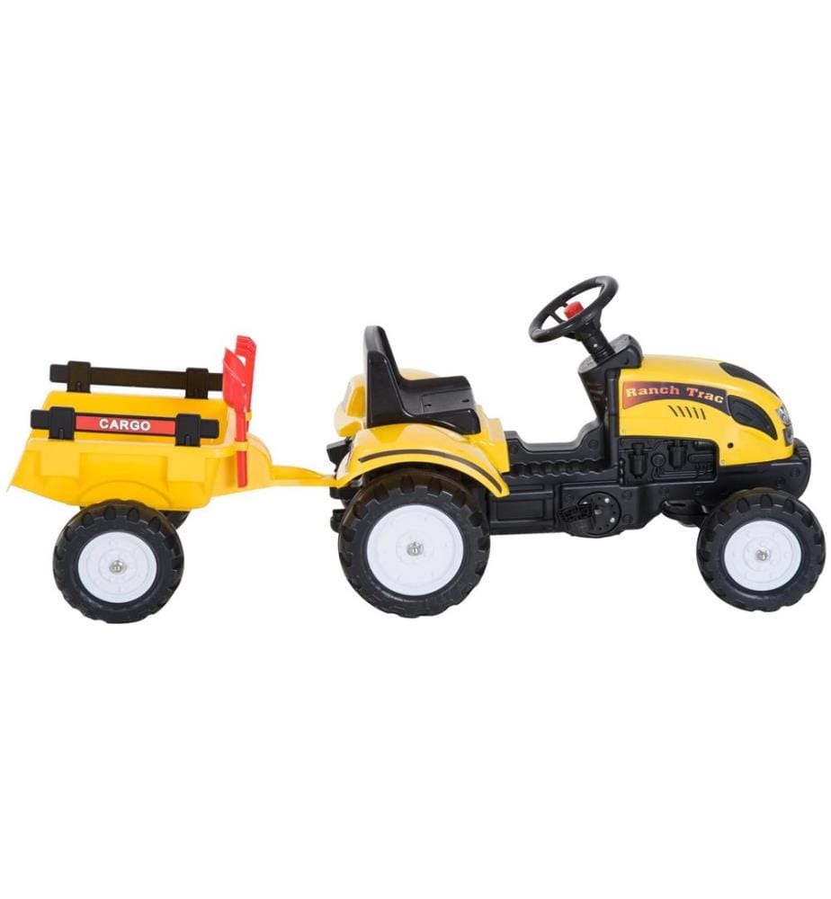 Tracteur pour enfants, voiture pour enfants avec remorque