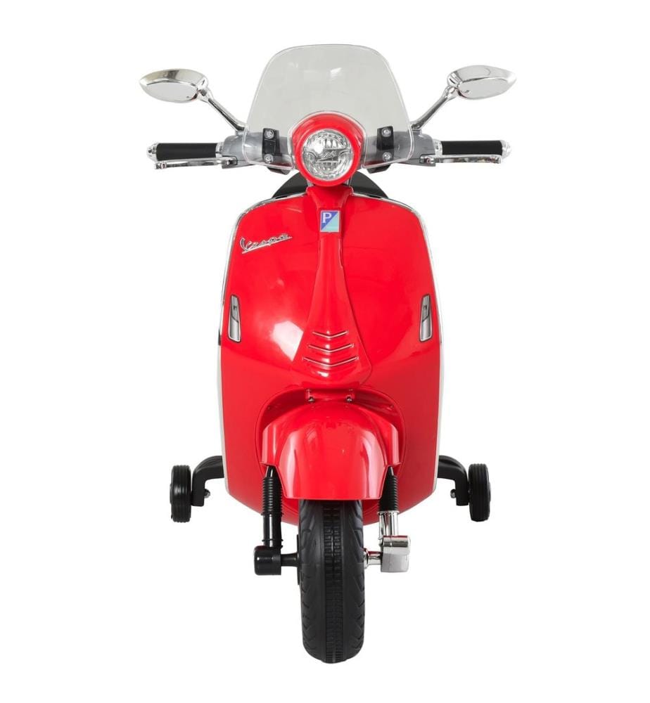 Moto pour enfants Vespa, 3 à 6 ans, moto électrique rouge