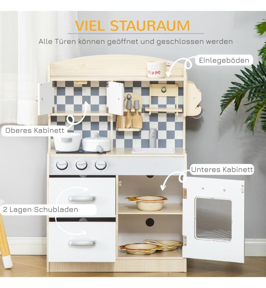 Cuisine jouet - Jouets de cuisine en bois à partir de 3 ans