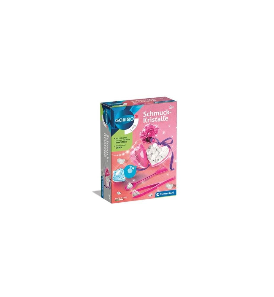 Clementoni - Boîtes d'expérimentation Galileo -  Cristaux de bijouterie