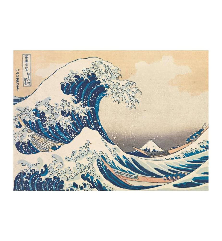 Clementoni - Puzzle Hokusai – Die grosse Welle