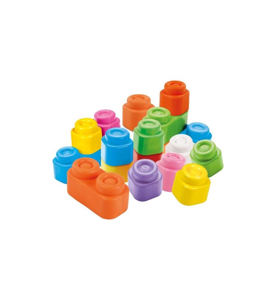 Clementoni - Blocs de construction Clemmy en sachet 20 pièces