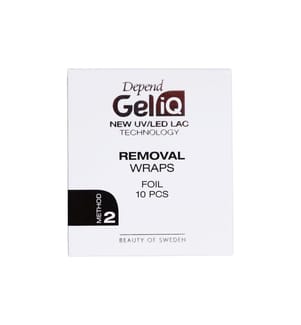 DEPEND BEAUTY OF SWEDEN - Gel iQ Removal Wraps Foil 10 Pièce/s