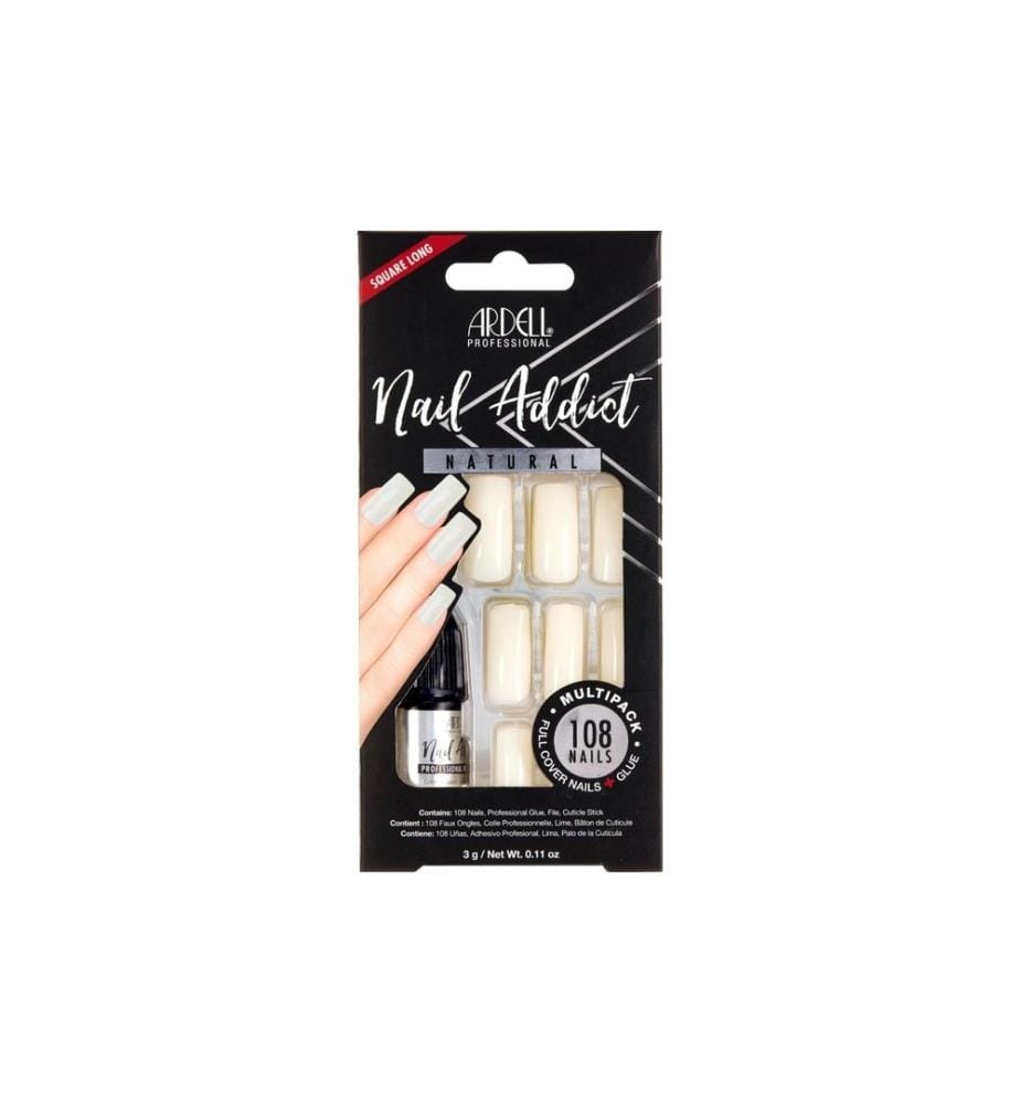 Ardell - Kunstnägel Natural Squared Long Multipack 108 Stück