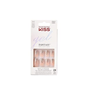 Kiss - Kunstnägel-Set Gel-Effekt Fantasy Fanciful 24 Stück