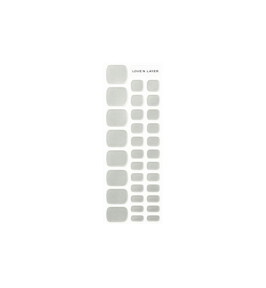 LoveNLayer Toe métallique argenté 32 Pièce/s