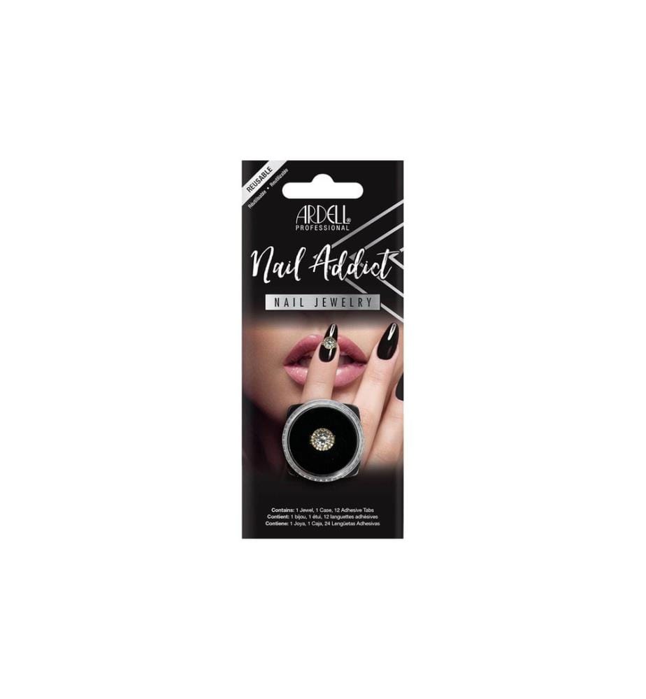 Ardell Nail Addict – Nail Jewelry Diamond Halo schwarz
