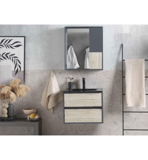 Bathroom Vanity Set TERUEL Grey