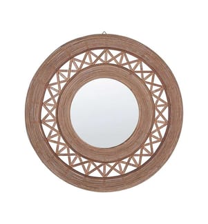 Specchio CACOMA 62 cm 62 cm Bambù Marrone