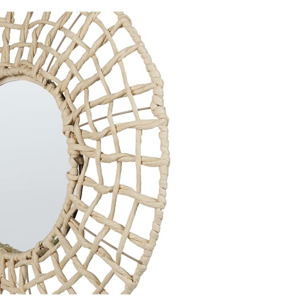 Miroir PALACI 60 cm 60 cm Corde en papier Naturel