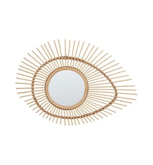 Specchio BARIO 63 cm 45 cm Bambù Naturale